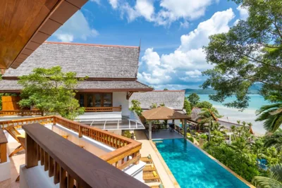 Aoyon Beach, a 5-bedroom Thai-style villa with stunning sea views, 50 meters direct beach access, free maid, – 写真 7