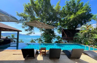 Aoyon Beach, a 5-bedroom Thai-style villa with stunning sea views, 50 meters direct beach access, free maid, – 写真 13