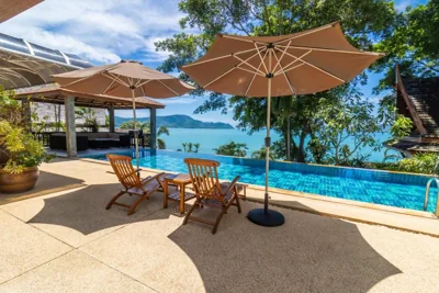 Aoyon Beach, a 5-bedroom Thai-style villa with stunning sea views, 50 meters direct beach access, free maid, – 写真 15